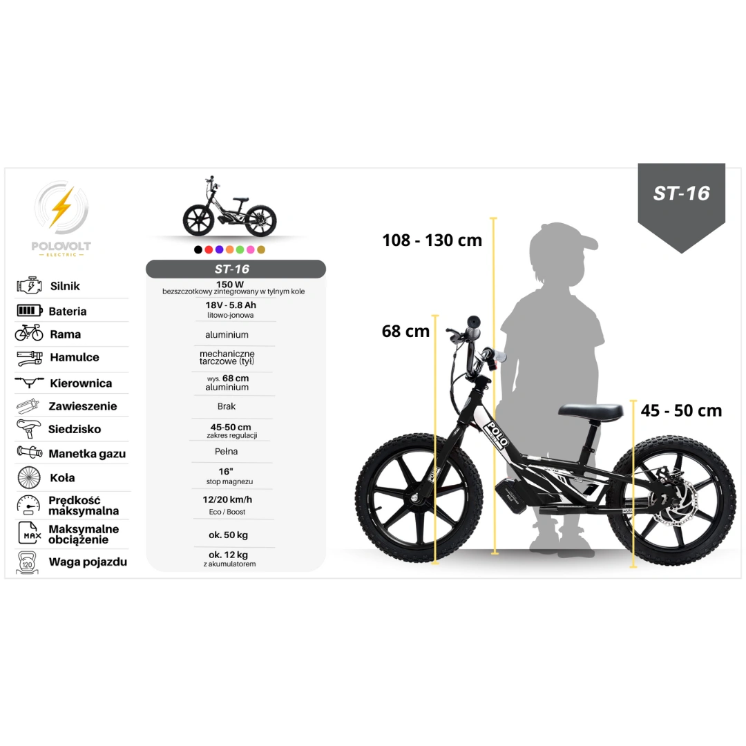 MINI CROSS ELEKTRYCZNY ST-16
